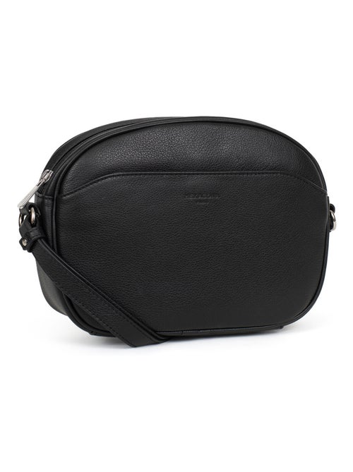 Sac porté travers  Cuir CONFORT - Kiabi