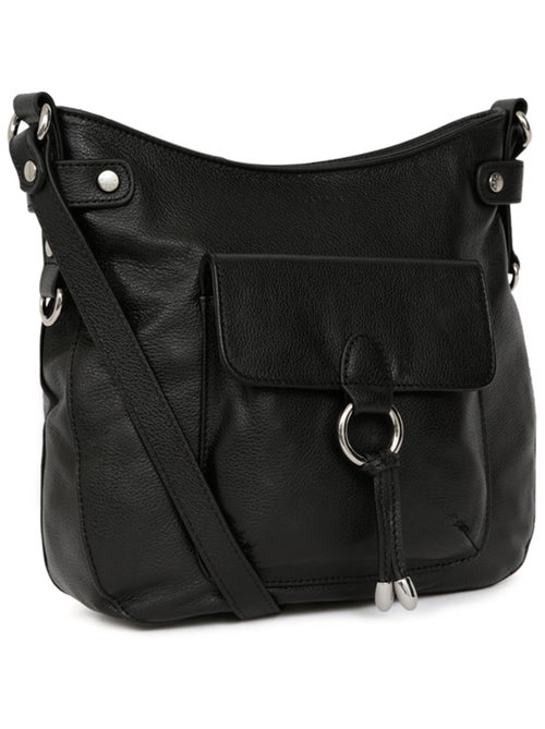 Sac porté travers  Cuir CONFORT - Kiabi