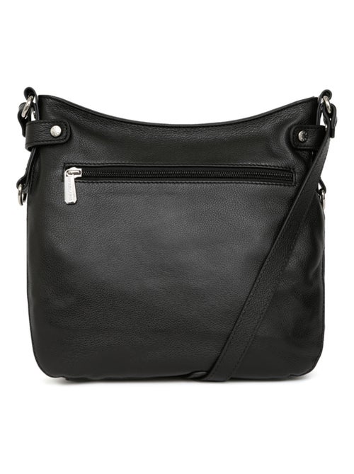 Sac porté travers  Cuir CONFORT - Kiabi