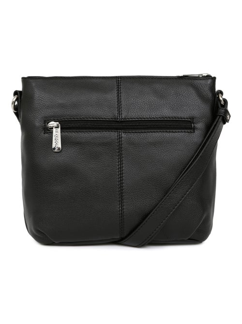 Sac porté travers  Cuir CONFORT - Kiabi