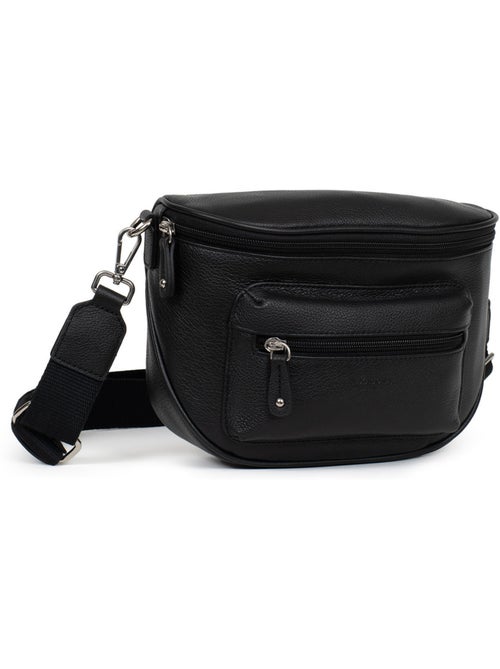 Sac porté travers Cuir CONFORT - Kiabi Sac porté travers Cuir CONFORT - Kiabi