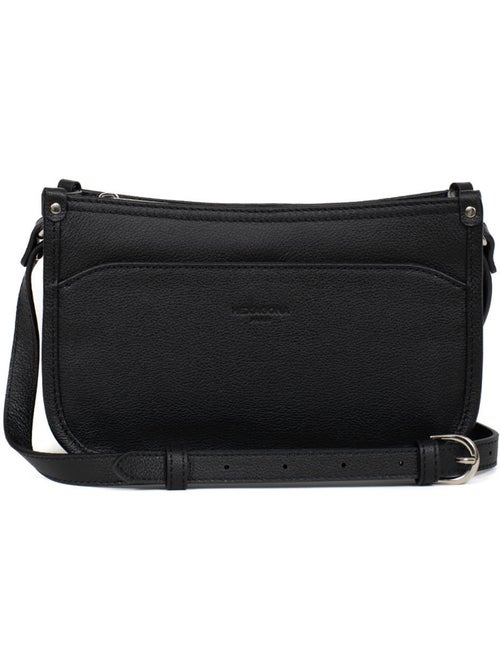 Sac porté travers  Cuir CONFORT - Kiabi