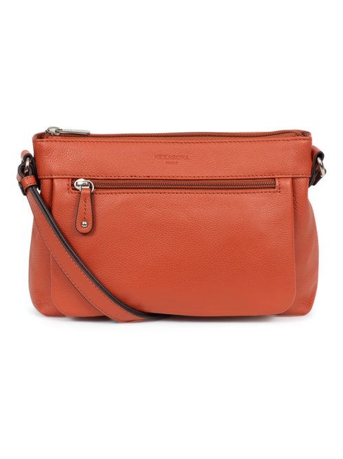 Sac porté travers  Cuir CONFORT - Kiabi