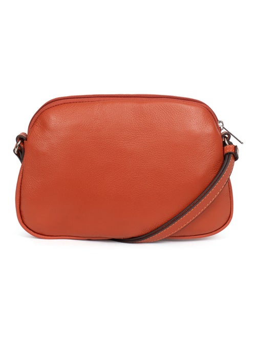 Sac porté travers  Cuir CONFORT - Kiabi