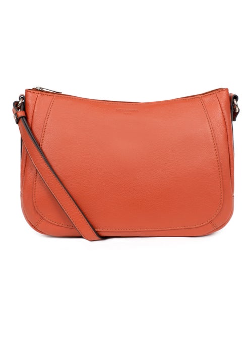 Sac porté travers  Cuir CONFORT - Kiabi