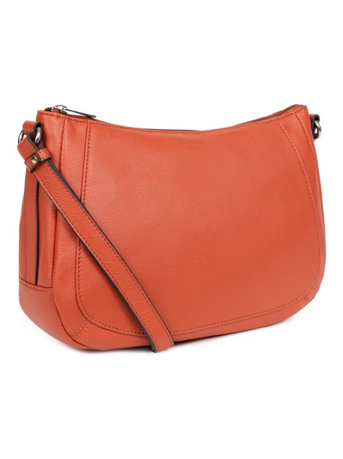 Sac porté travers  Cuir CONFORT - Kiabi