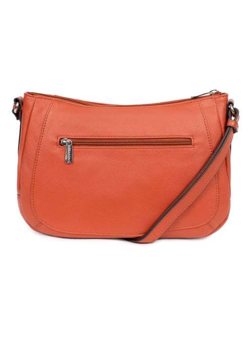 Sac porté travers  Cuir CONFORT - Kiabi