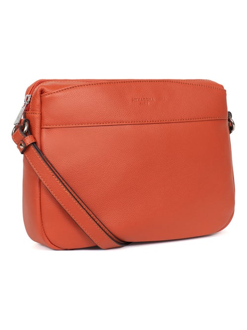 Sac porté travers  Cuir CONFORT - Kiabi