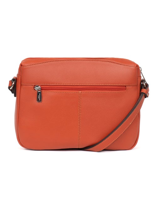 Sac porté travers  Cuir CONFORT - Kiabi