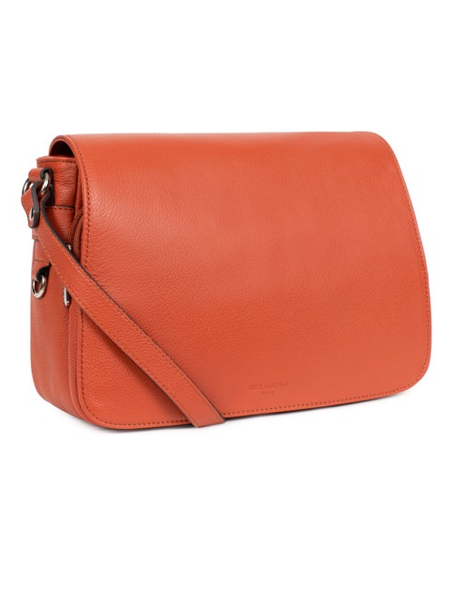 Sac porté travers  Cuir CONFORT - Kiabi