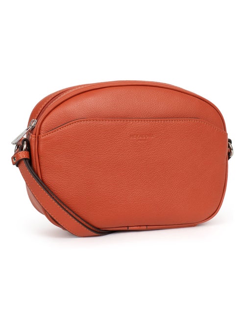 Sac porté travers  Cuir CONFORT - Kiabi