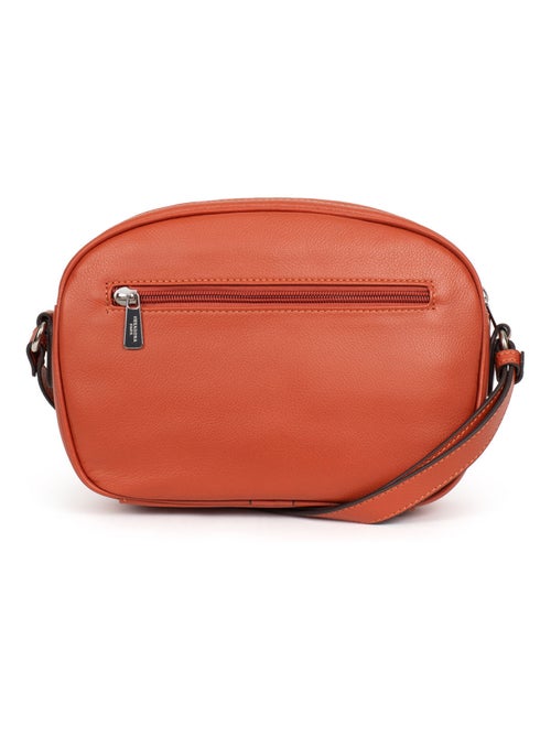 Sac porté travers  Cuir CONFORT - Kiabi