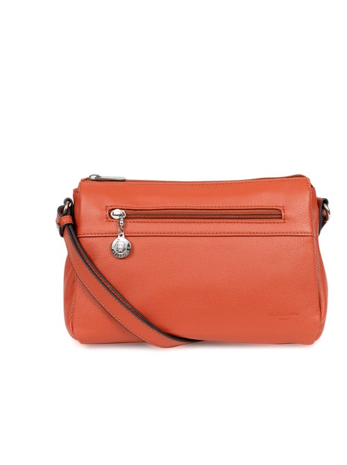 Sac porté travers  Cuir CONFORT - Kiabi