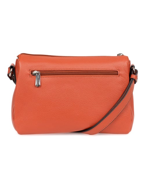 Sac porté travers  Cuir CONFORT - Kiabi