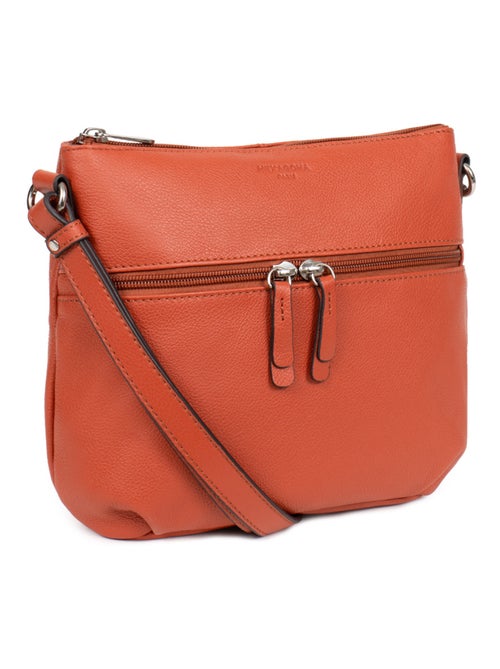 Sac porté travers  Cuir CONFORT - Kiabi