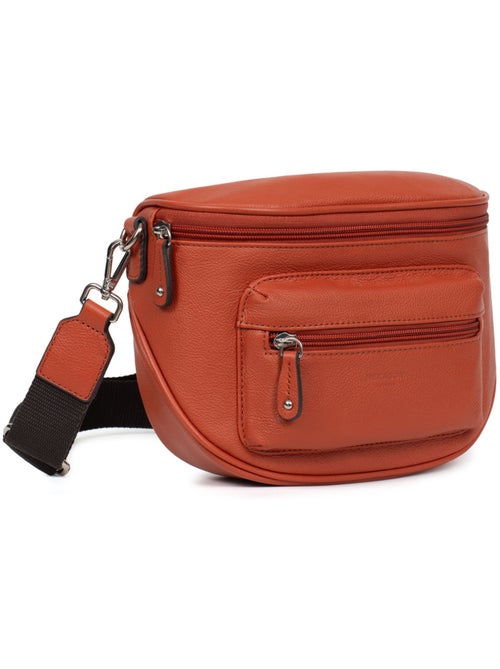 Sac porté travers Cuir CONFORT - Kiabi Sac porté travers Cuir CONFORT - Kiabi