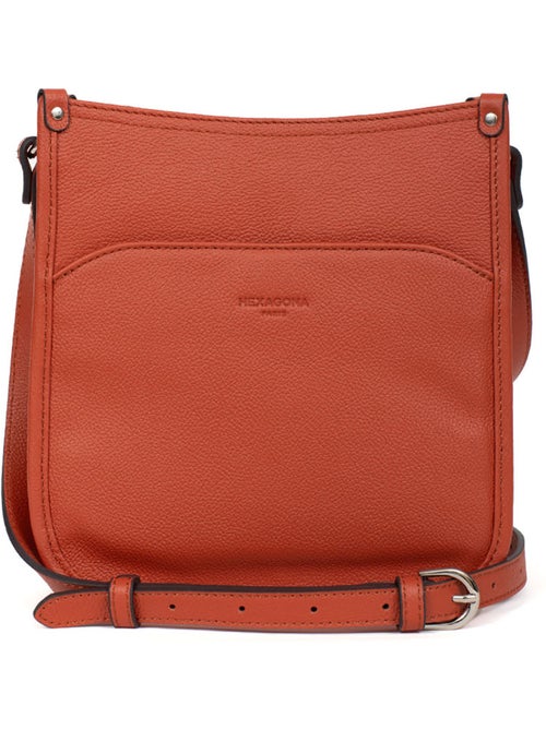 Sac porté travers  Cuir CONFORT - Kiabi