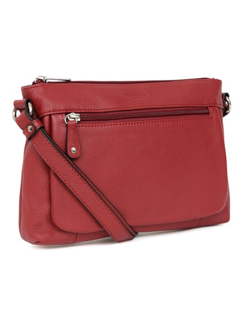 Sac porté travers  Cuir CONFORT - Kiabi