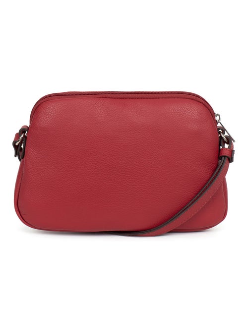 Sac porté travers  Cuir CONFORT - Kiabi
