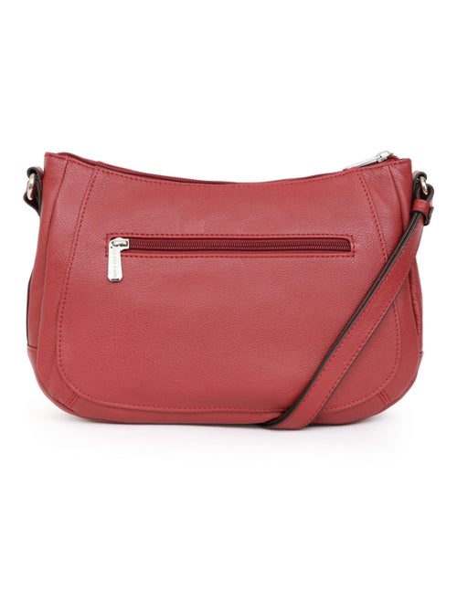 Sac porté travers  Cuir CONFORT - Kiabi