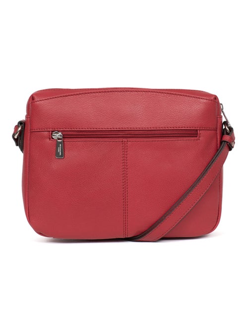 Sac porté travers  Cuir CONFORT - Kiabi