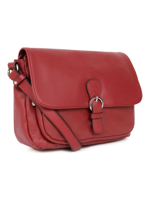 Sac porté travers  Cuir CONFORT - Kiabi