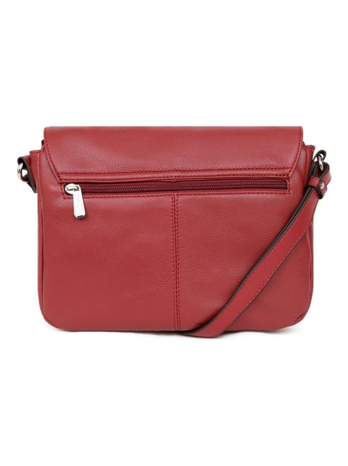Sac porté travers  Cuir CONFORT - Kiabi
