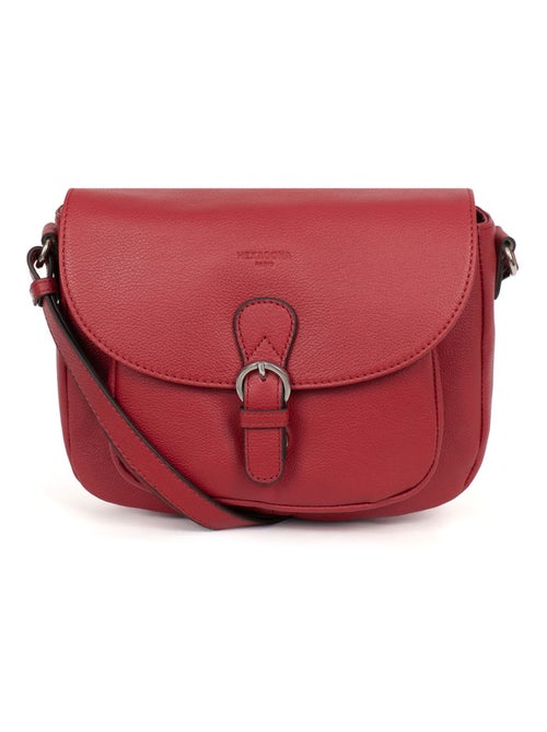 Sac porté travers  Cuir CONFORT - Kiabi