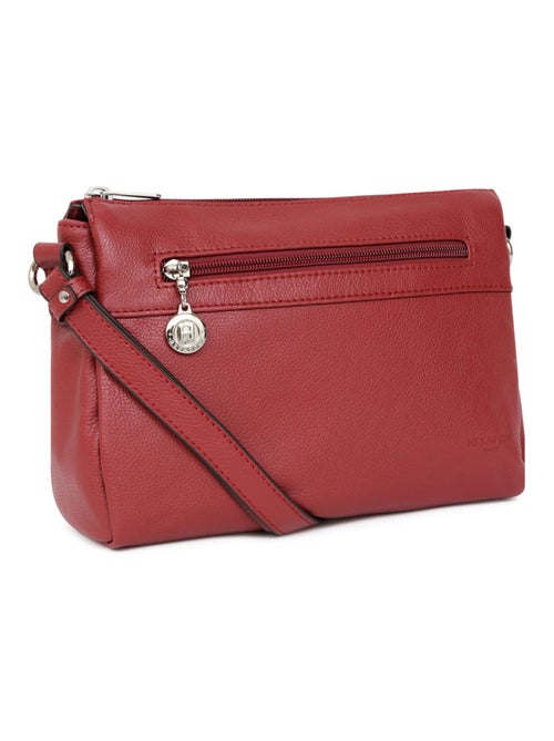 Sac porté travers  Cuir CONFORT - Kiabi