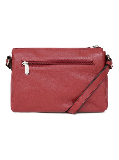 Sac porté travers  Cuir CONFORT - Kiabi