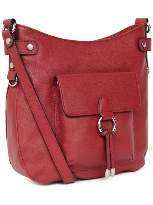 Sac porté travers  Cuir CONFORT - Kiabi