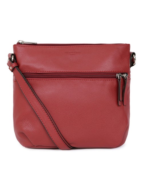 Sac porté travers  Cuir CONFORT - Kiabi
