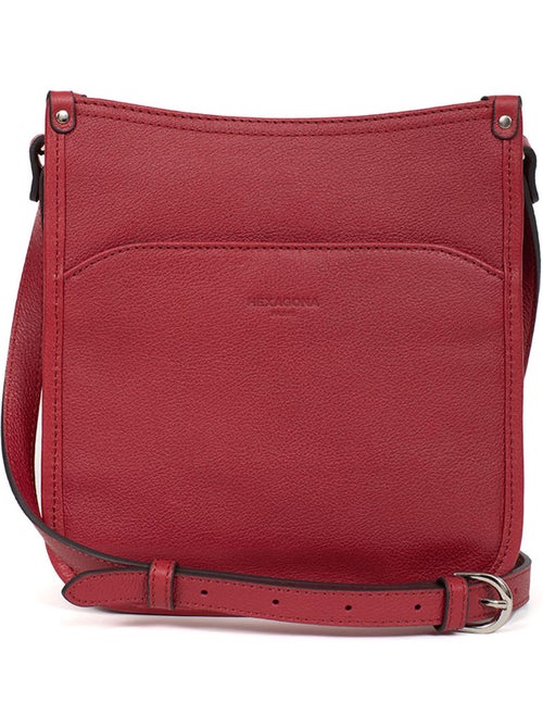 Sac porté travers  Cuir CONFORT - Kiabi