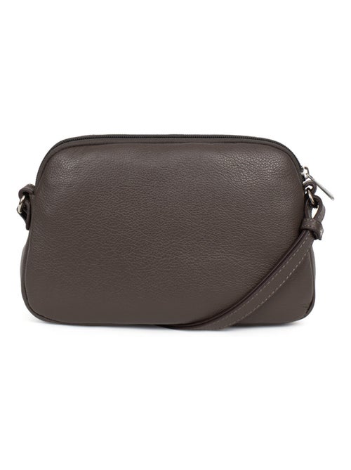 Sac porté travers  Cuir CONFORT - Kiabi