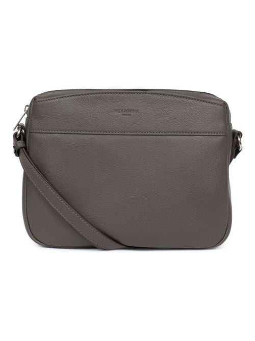 Sac porté travers  Cuir CONFORT - Kiabi