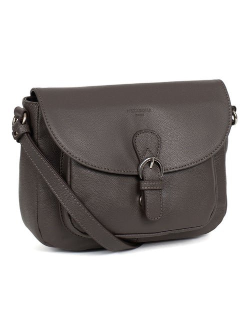 Sac porté travers  Cuir CONFORT - Kiabi