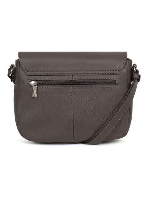 Sac porté travers  Cuir CONFORT - Kiabi
