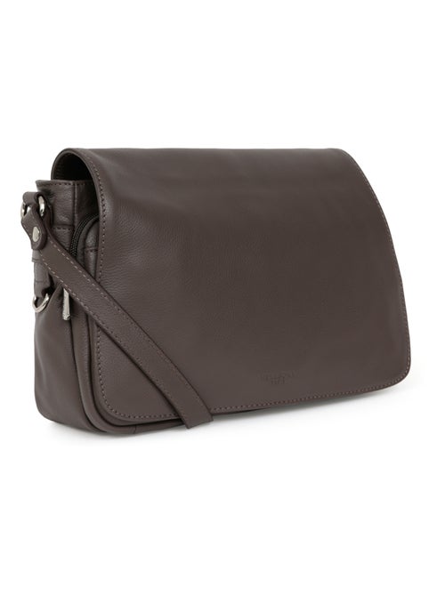 Sac porté travers  Cuir CONFORT - Kiabi