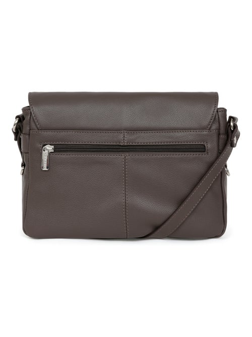 Sac porté travers  Cuir CONFORT - Kiabi