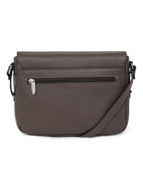 Sac porté travers  Cuir CONFORT - Kiabi