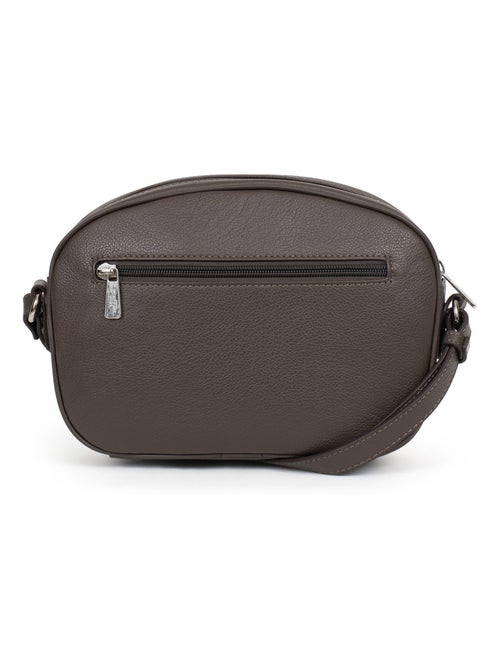 Sac porté travers  Cuir CONFORT - Kiabi