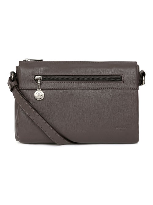 Sac porté travers  Cuir CONFORT - Kiabi