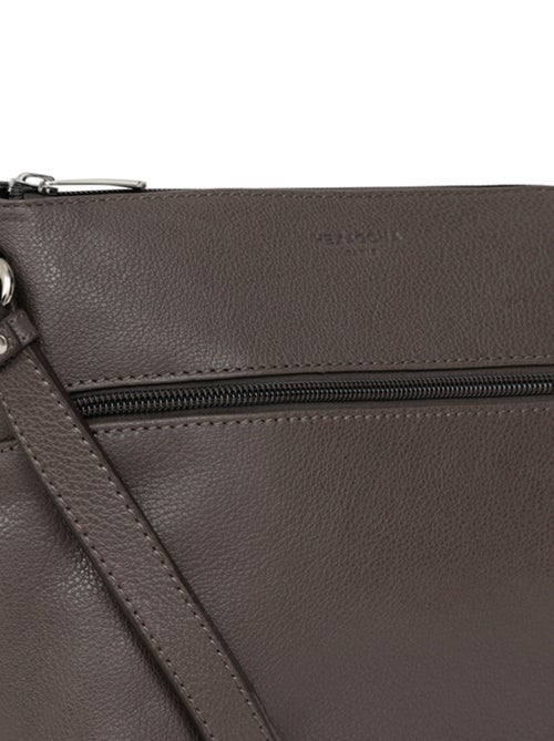 Sac porté travers  Cuir CONFORT - Kiabi