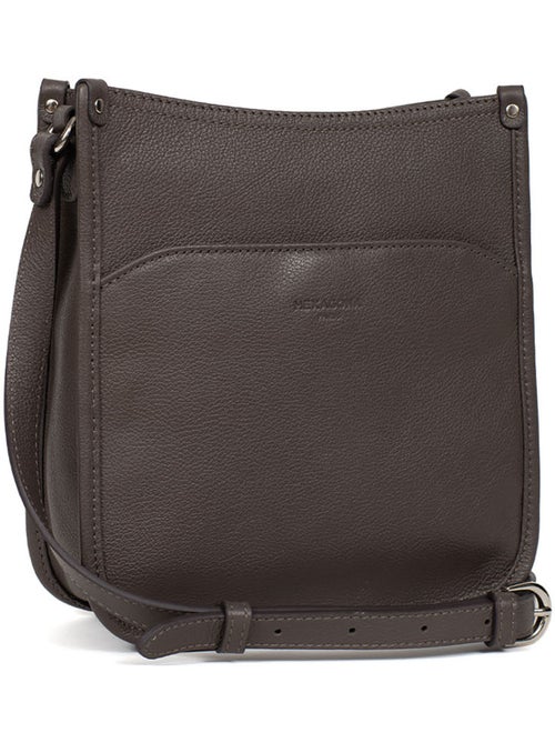 Sac porté travers  Cuir CONFORT - Kiabi