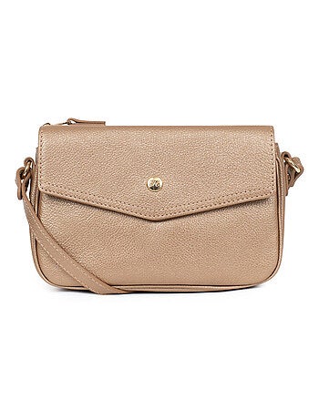 Sac porté travers cuir luna hexagona