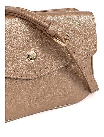 Sac porté travers cuir luna hexagona