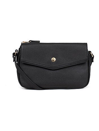 Sac porté travers cuir luna hexagona