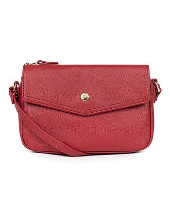 Sac porté travers cuir luna hexagona