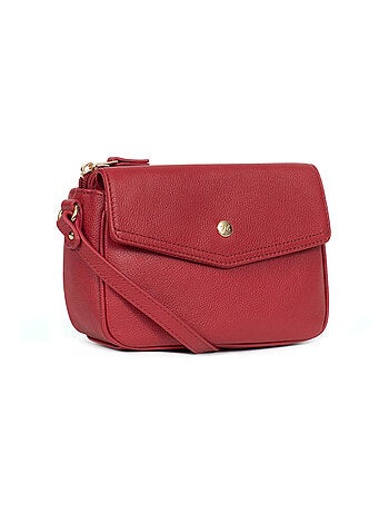 Sac porté travers cuir luna hexagona