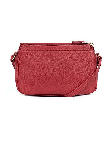Sac porté travers cuir luna hexagona